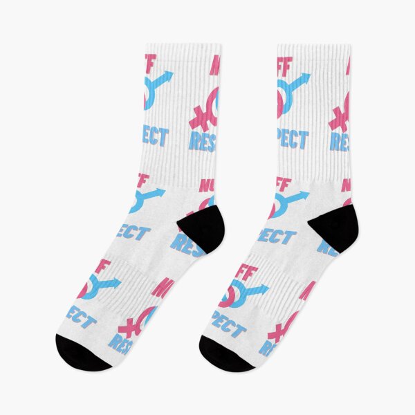 Item preview, NUFF RESPECT IN BLUE AND PINK designed and sold by fouzy.