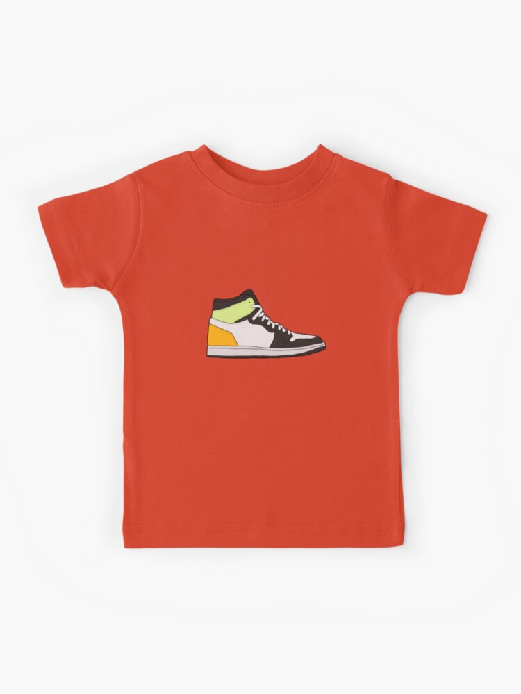 orange and yellow jordan 1 shirts