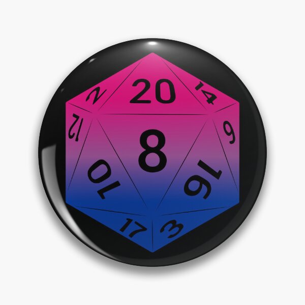 Item preview, Bisexual D20 designed and sold by Pridish.