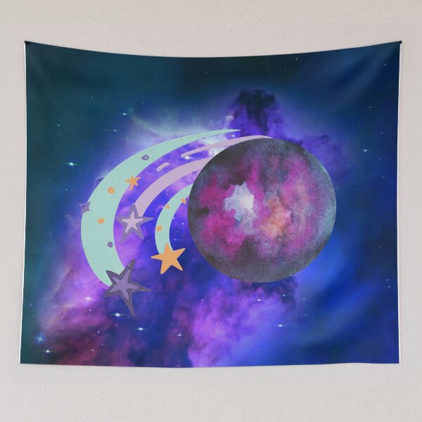Item preview, planets beautifull colours stars and galaxy designed and sold by AnimeBrandStore.