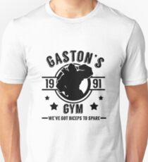 Gaston's Gym (Black Version) Unisex T-Shirt