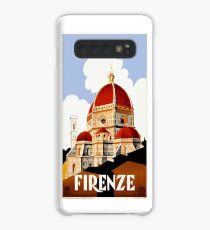 1930 Florence Italy Travel Poster Case/Skin for Samsung Galaxy