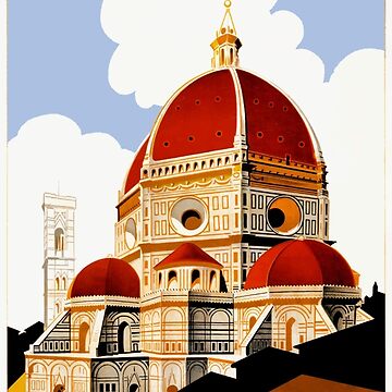 Artwork thumbnail, 1930 Florence Italy Travel Poster by retrographics