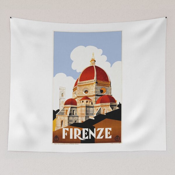 Item preview, 1930 Florence Italy Travel Poster designed and sold by retrographics.