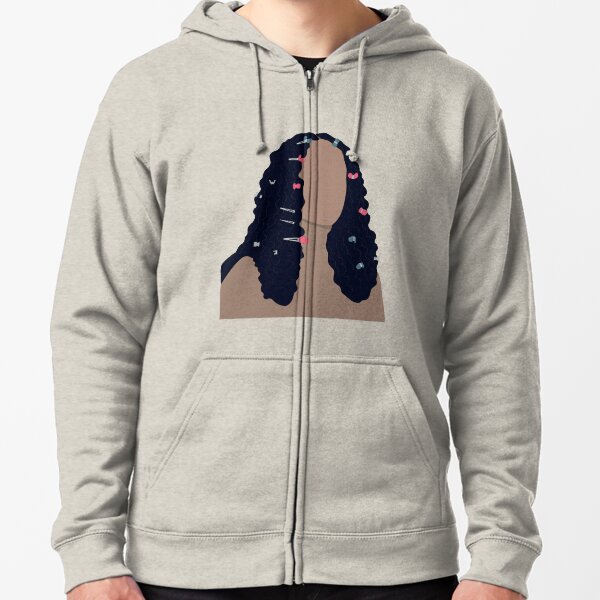 It's like Cranes in the Sky Zipped Hoodie