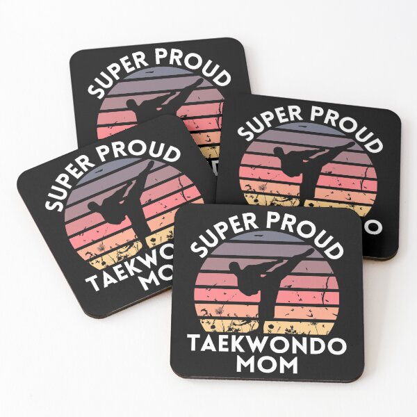 Item preview, Super Proud Taekwondo Mom, Taekwondo Mom Gifts designed and sold by LaughingHorseCo.