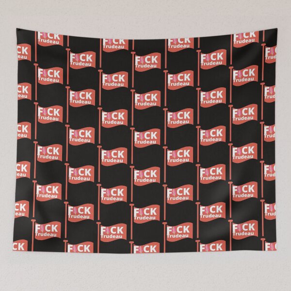 Item preview, Fuck Trudeau Flag     designed and sold by Pyramidappa.