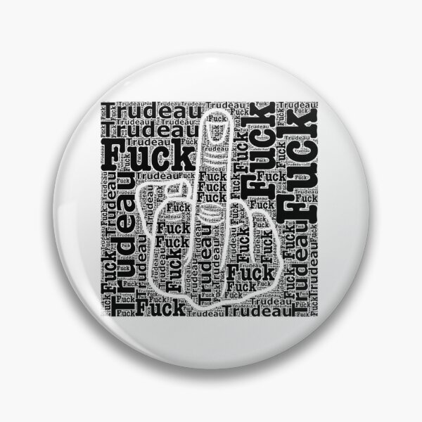 Item preview, Fuck Trudeau Vote No - Black Text   designed and sold by Pyramidappa.