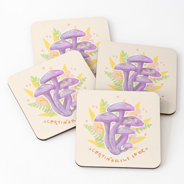 Item preview, Purple Mushroom Cortinarius Iode designed and sold by Hippiekitten.