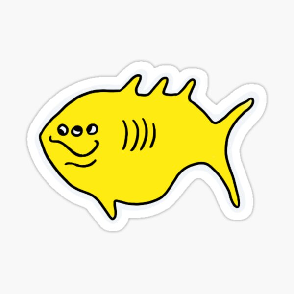  Swish Style Fish Sticker Decal: Hydration on Deck