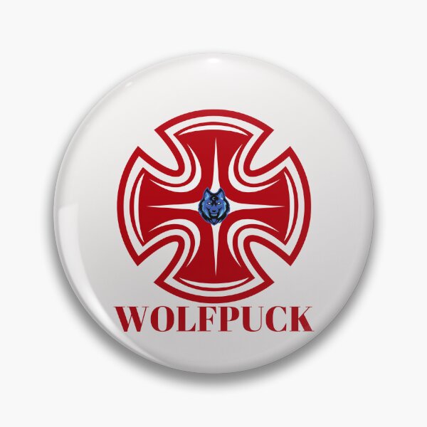Item preview, WOLFPUCK symbol intricate design native heritage designed and sold by dreamwearprints.