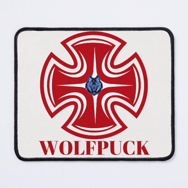 Item preview, WOLFPUCK symbol intricate design native heritage designed and sold by dreamwearprints.