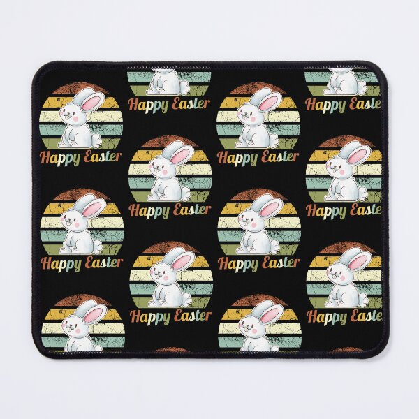 Item preview, Happy Easter ,Sweet Easter Day Watercolor Bunny Retro Vintage Trendy Cool Colorful Sunset Art designed and sold by pedrored369.