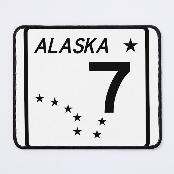 Item preview, Alaska Route 7, Haines Highway, Glacier Highway, Egan Drive, Mitkof Highway, Tongass Highway designed and sold by AlaskaExtreme.