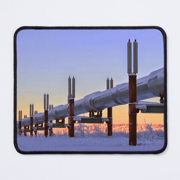 Item preview, Alaska Pipeline, Winter, Tundra designed and sold by AlaskaExtreme.