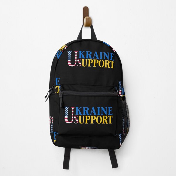 Item preview, US Ukraine Support Classic Blue Yellow Typography Phrase designed and sold by Vasabi88.