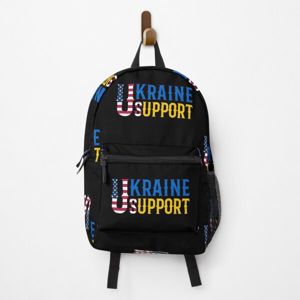 Item preview, US Ukraine Support Tattoo Blue Yellow Typography Phrase designed and sold by Vasabi88.