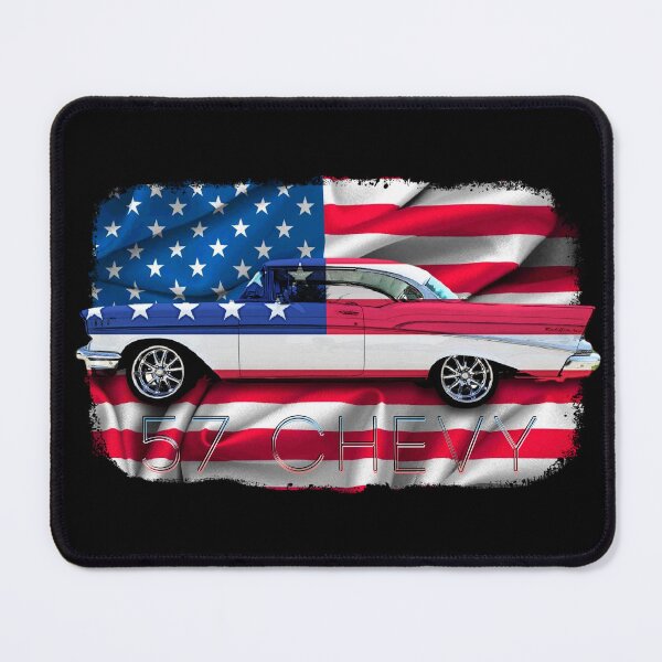 Item preview, 1957 57 Chevy Chevrolet SS US USA American Flag designed and sold by AGED Limited.