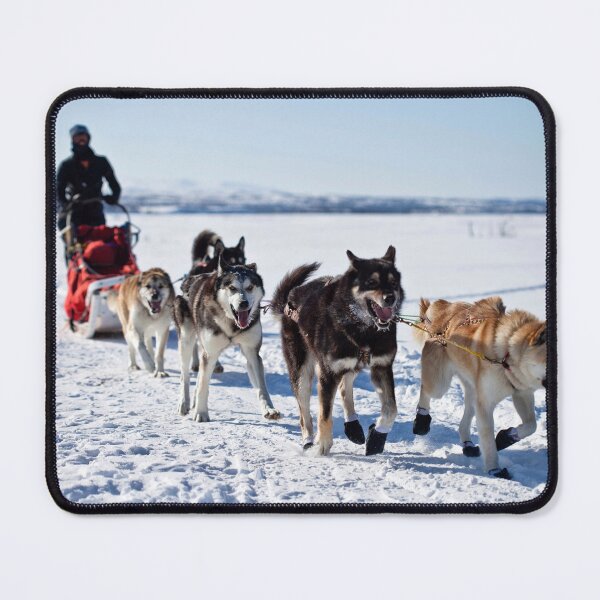 Item preview, Dog Mushing across Tundra, Alaska designed and sold by AlaskaExtreme.