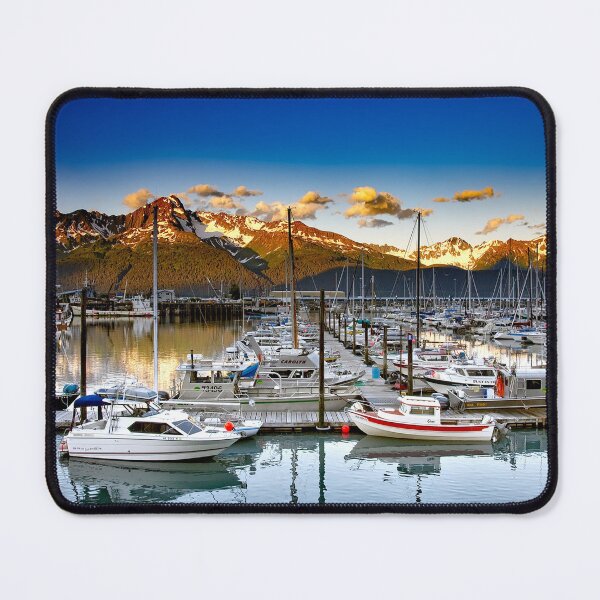 Item preview, Seward, Alaska, Marina, Evening designed and sold by AlaskaExtreme.
