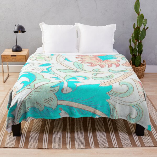 Item preview, Red Blue Green Floral Lodden Pattern designed and sold by fowons.