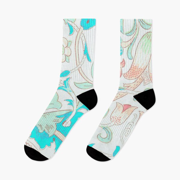 Item preview, Red Blue Green Floral Lodden Pattern designed and sold by fowons.