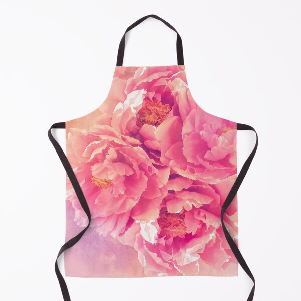 Item preview, Peony Garden Coral pink peonies designed and sold by Glimmersmith.