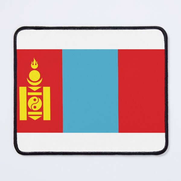 Item preview, Mongolian Flag- Show your love for Mongolia! designed and sold by AlaskaExtreme.