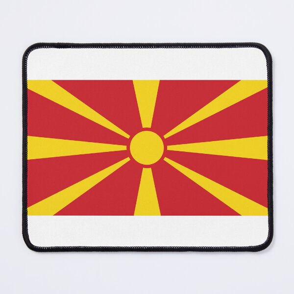 Item preview, Macedonian Flag- Show your love for Macedonia! designed and sold by AlaskaExtreme.
