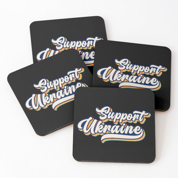 Item preview, Support Ukraine Old Blue Green Typography Phrase designed and sold by Vasabi88.