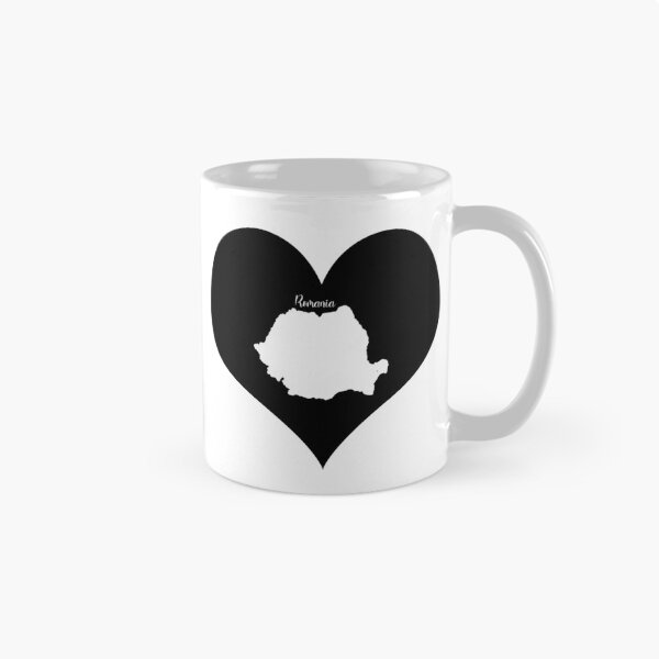 Item preview, Black heart map Romania designed and sold by Astralia.