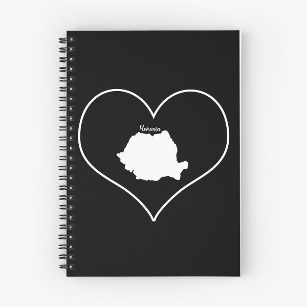 Item preview, Black heart map Romania designed and sold by Astralia.