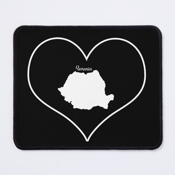 Item preview, Black heart map Romania designed and sold by Astralia.