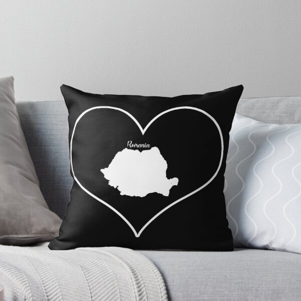 Item preview, Black heart map Romania designed and sold by Astralia.