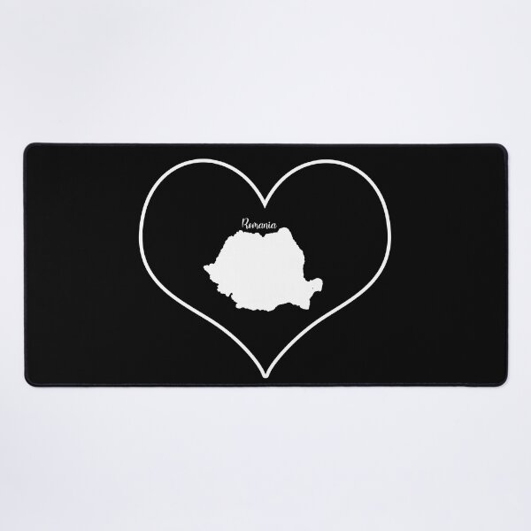 Item preview, Black heart map Romania designed and sold by Astralia.