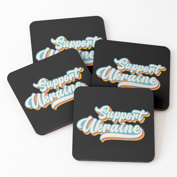 Item preview, Support Ukraine Old Blue Red Typography Phrase designed and sold by Vasabi88.