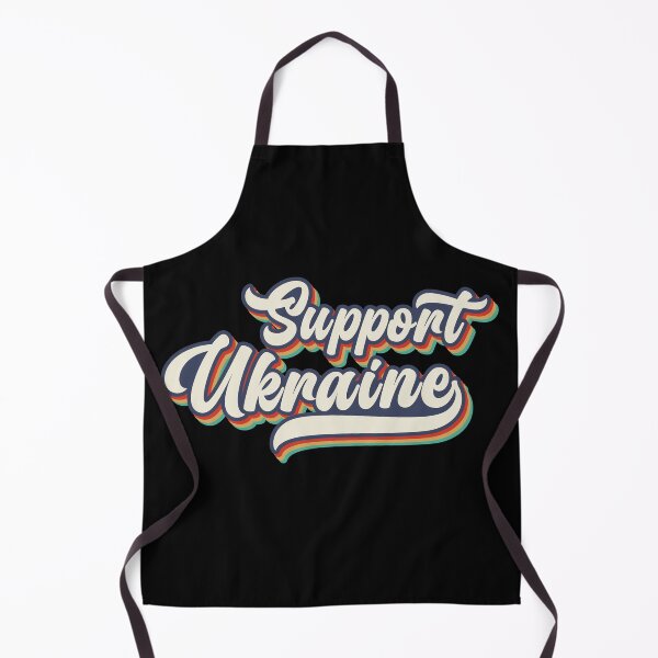 Item preview, Support Ukraine Old Flat Blue Green Typography Phrase designed and sold by Vasabi88.