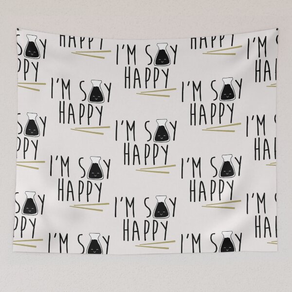 Item preview, I'm Soy Happy - Soy Sauce designed and sold by CamrinDushop.