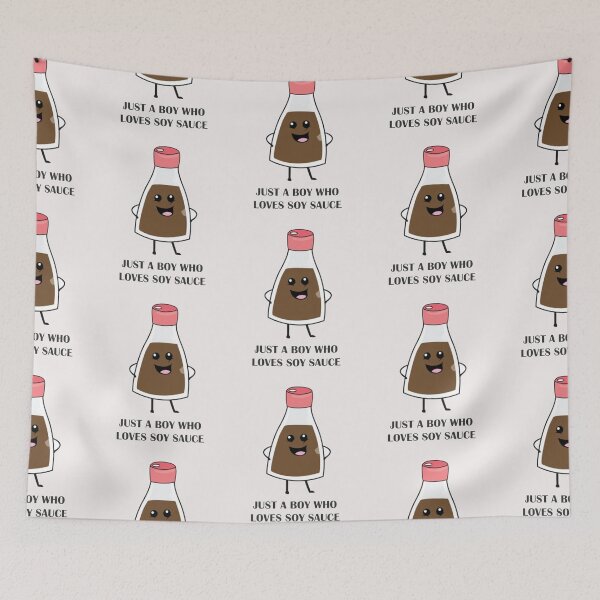 Item preview, Just a Boy Who Loves Soy Sauce designed and sold by CamrinDushop.