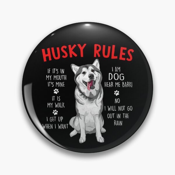 Item preview, Husky Rules - Funny Husky Lover Gifts designed and sold by SunsetGloww.
