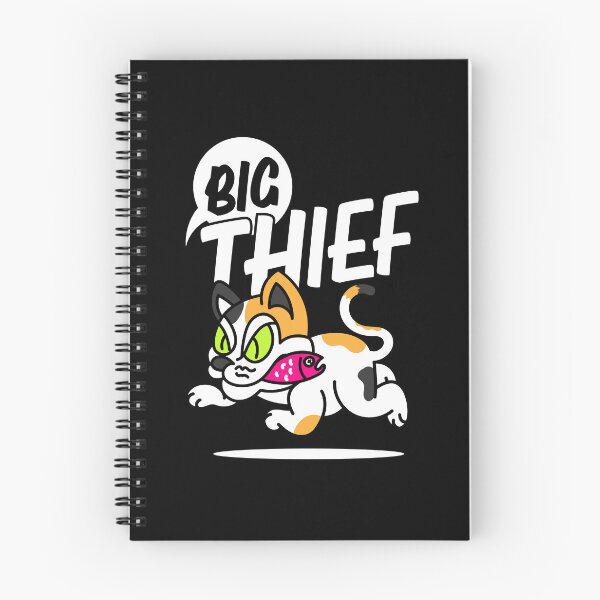 Item preview, Big Thief, Cat Stealing Fish Funny designed and sold by KimoStudio.