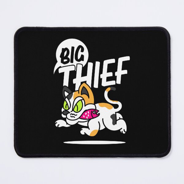 Item preview, Big Thief, Cat Stealing Fish Funny designed and sold by KimoStudio.
