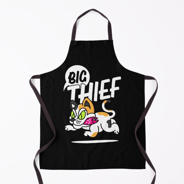 Item preview, Big Thief, Cat Stealing Fish Funny designed and sold by KimoStudio.