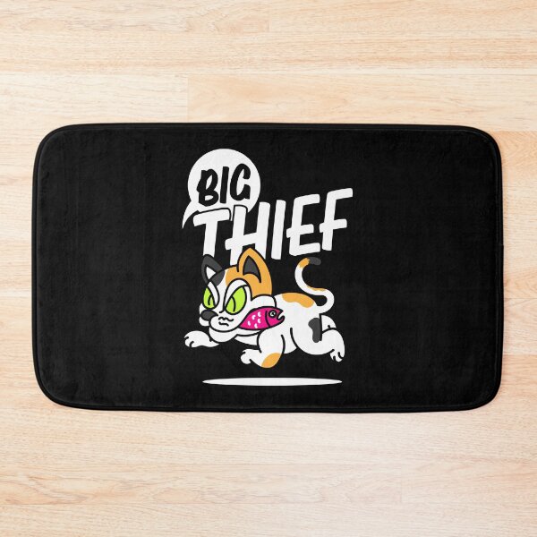 Item preview, Big Thief, Cat Stealing Fish Funny designed and sold by KimoStudio.