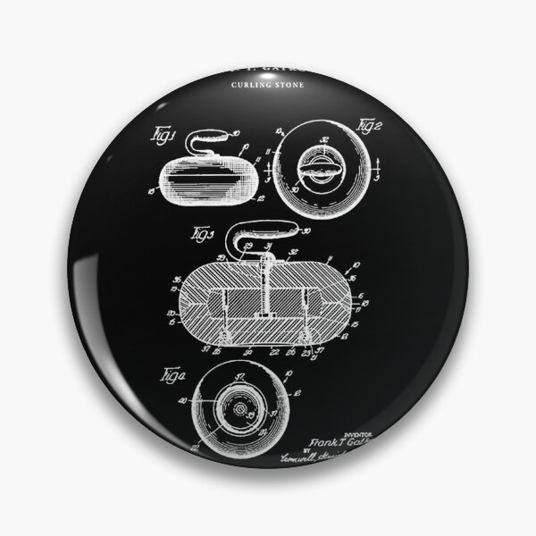 Artikelvorschau, Curling-Stein 1965 Patent entworfen und verkauft von shopHicGos.
