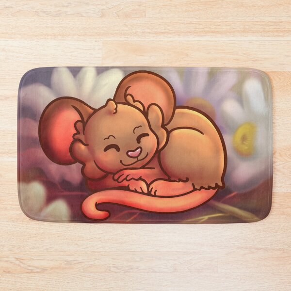 Item preview, Mouse napping with daisies  designed and sold by OrangeRamphasto.