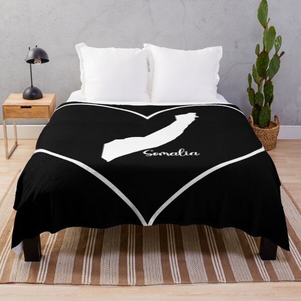 Item preview, Black heart map Somalia designed and sold by Astralia.