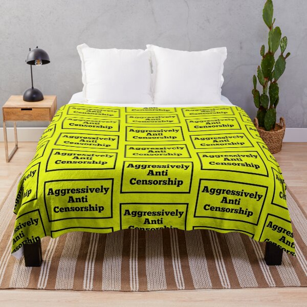 Item preview, Aggressively Anti Censorship designed and sold by jaffeworld.