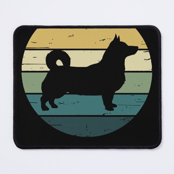 Item preview, Retro Rainbow Swedish Vallhund Dog, Curled Tail T-Shirt designed and sold by detaildys9245.