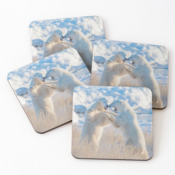 Item preview, Polar Bear Fight designed and sold by wildlifist.